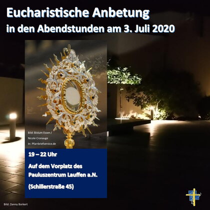 Plakat: D. Borkert Bild: Bistum Essen/ Nicole Cronauge Aus: Pfarrbriefservice. de